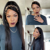 Ready to Go Classic Yaki Straight Glueless Headband Wig Beginner Friendly - US Only