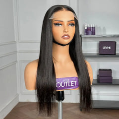 Outlet | Silky Straight Glueless 5x5 Closure HD Lace Wig