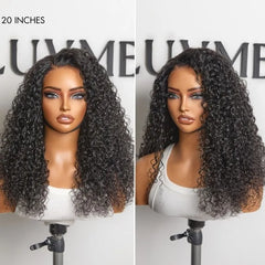 Water Wave Glueless 5x5 Closure Pre-Cut Lace Wet and Wavy Human Hair Wig