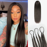 Readitress™ Pre-Separated Feather Crochet Human Hair for Miracle Knots Boho Braids | Silky Straight Protective Style (Free Gifts Included) - US Only