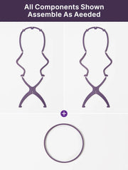 US ONLY - 1pc/3pcs Portable Wig Stand Durable Collapsible Wig Holder for All Wig
