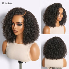 180% Density Kinky Curly PartingMax Glueless 7x6 Closure HD Lace Wig Pre-Cut Lace Flexi-Fit Drawstring Cap