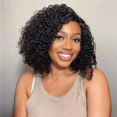 180% Density Kinky Curly PartingMax Glueless 7x6 Closure HD Lace Wig Pre-Cut Lace Flexi-Fit Drawstring Cap