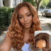 Ombre Ginger Loose Wave 180% Density Glueless 5x5 Closure HD Lace Wig Pre-Cut Lace Flexi-Fit Drawstring