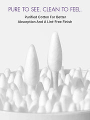 LUVME 100pcs Dual-Tip Cotton Swabs