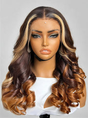 PreMax 180% Density 18 Inch 13x4 Frontal HD Lace Custom Wig Pre-cut Lace