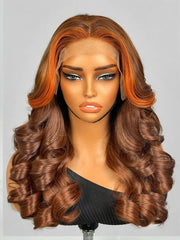 PreMax 180% Density 18 Inch 13x4 Frontal HD Lace Custom Wig Pre-cut Lace