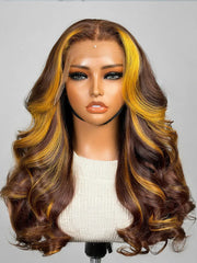 PreMax 180% Density 18 Inch 13x4 Frontal HD Lace Custom Wig Pre-cut Lace