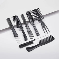 US Only | 7pcs / 1 Set Antistatic Heat Resistant Hair Comb Set for All Hair Types & Styles
