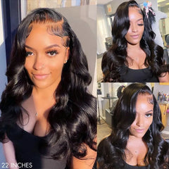 Luvme Hair 180% Density | Body Wave 13x4 Frontal HD Lace Glueless Long Wig - US Only