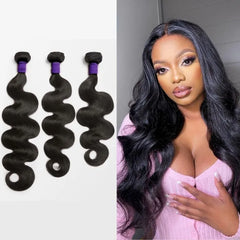 Upgraded Brazilian Hair | 3pcs Body Wave 100% Virgin Human Hair Bundles