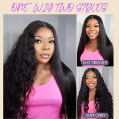 Luvme Hair 180% Density | Magical Wet And Wavy Glueless 5x5 Closure HD Lace Wig Breathable Cap - US Only