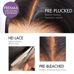 Luvme All-Day Comfort 250% Density Glueless 7x6 Closure HD Lace Loose Body Wave Short Wig Pre-Cut Lace