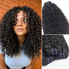 Messy Burmese Curly / Silky Straight / Body Wave / Deep Wave  Bundles 100% Premium Remy Human Hair Bundles 1pc / 3pcs