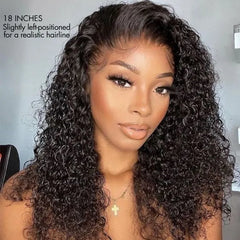 Water Wave Glueless 5x5 Closure Pre-Cut Lace Wet and Wavy Human Hair Wig