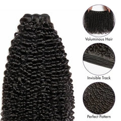 Luvme Too Easy Texture™ Kinky Curly 100% Virgin Human Hair Bundles 1pc / 3pcs - Limited Time Offer