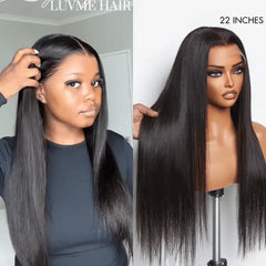 PreMax Wigs | HD Lace Super Natural Hairline Silky Straight Glueless 13x4 Frontal Lace Wig Human Hair Pre-Cut Lace