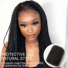 Readitress™ Afro Kinky Bulk Human hair for Dreadlock Extensions, Repair Locs, Twists and Braids