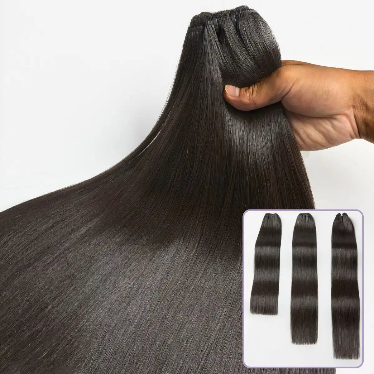 RawMagic Luxe Bundles -  Silky Straight 100% Virgin Human Hair Bundles