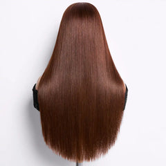 Eliana | RawMagic -  Chocolate Brown Silky Straight 5x5 Closure HD Lace Glueless Wig 100% Human Hair