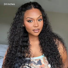 Luvme All-Day Comfort Wig 200% Density Deep Wave Glueless 7x6 Closure HD Lace Human Hair Wig Pre-Cut Lace