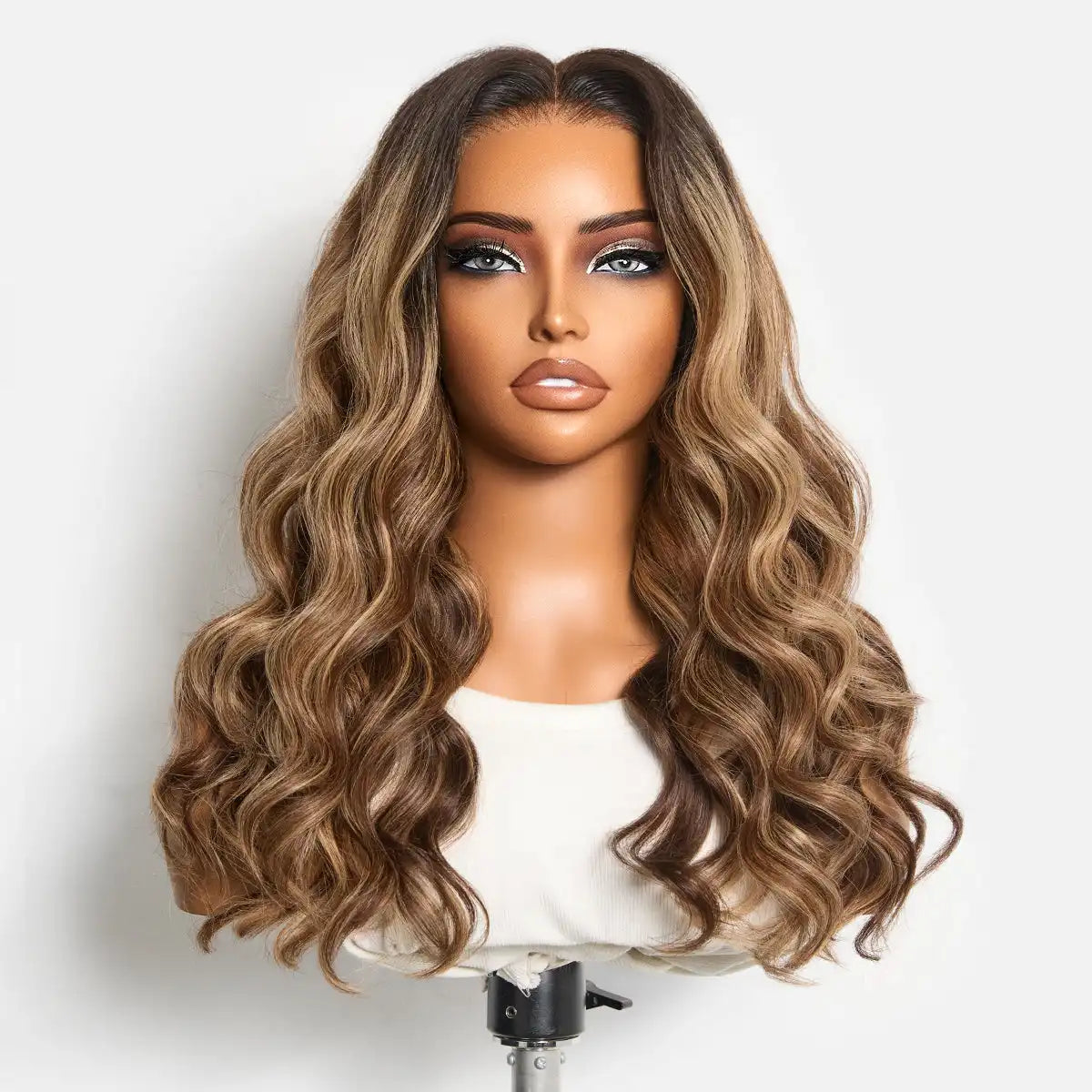 Luvme All-Day Comfort Wig 180% Density PartingMax Glueless 7x6 Closure HD Lace Blonde Highlight Loose Wave Wig Pre-Cut Lace