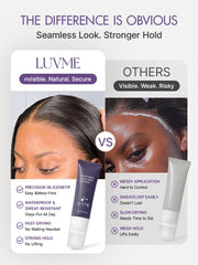 US Only | LUVME Wig Hairline Glue - Silicone Applicator for Easy Mess-Free Application, Invisible Strong Hold