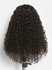 Boho Fulani Braids Water Wave 13x4 Frontal Lace Wig Pre-cut Lace Human Hair