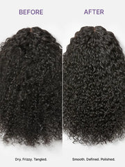 LUVME Curved Curl Repair Comb - Restores Shape and Smooths Messy Curls