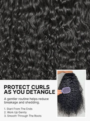 LUVME Small Curl Styling Comb | Tailored for Braids and Kinky Coily Wigs