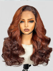 PreMax 180% Density 18 Inch 13x4 Frontal HD Lace Custom Wig Pre-cut Lace