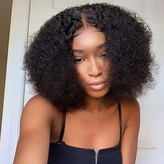 Small Bouncy Curl 4x4 Closure Lace Wig